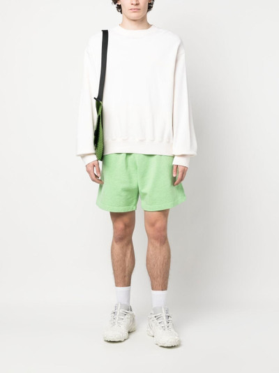 MSGM embroidered-logo cotton shorts outlook