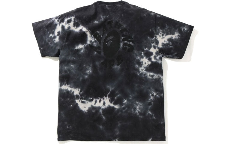A Bathing Ape Tie Dye Loose Short Sleeve Tee 'Black' 1H30-109-014 - 2