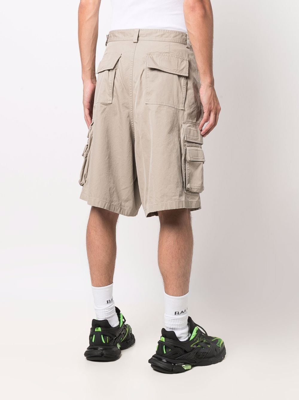 cotton cargo shorts - 4