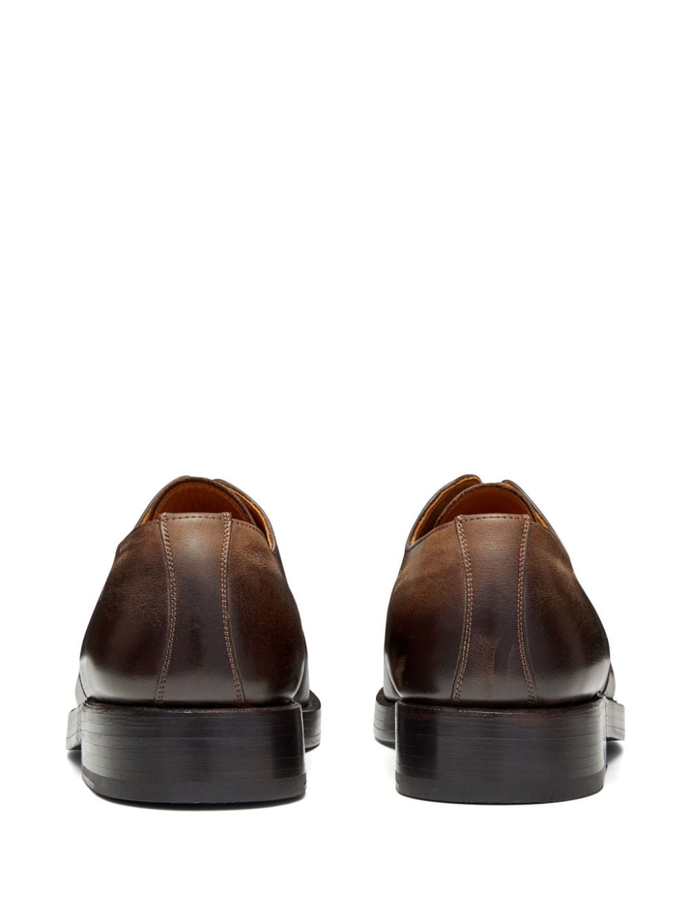 leather derby shoes - 3