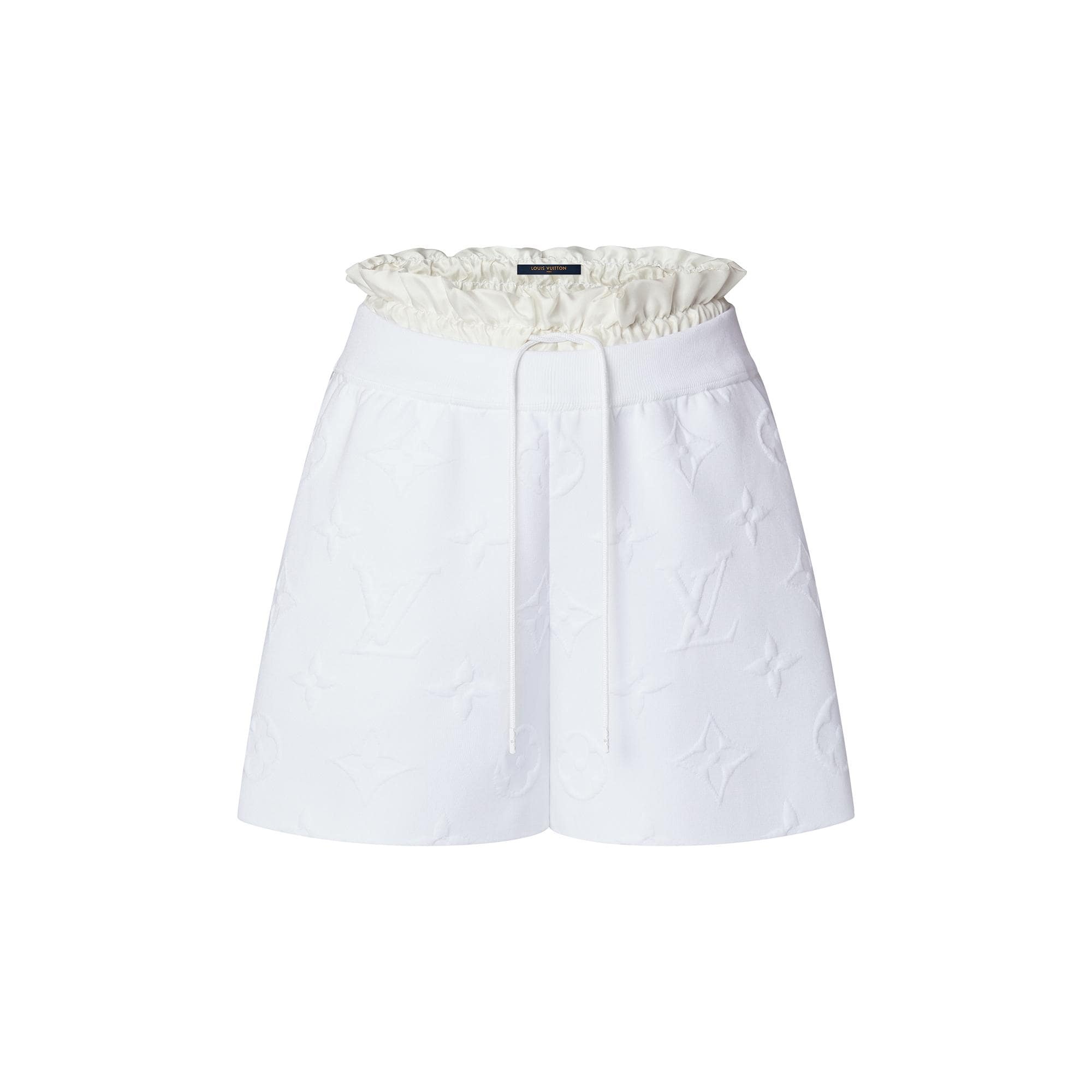 3D Monogram Trompe L’Oeil Mini Shorts - 1