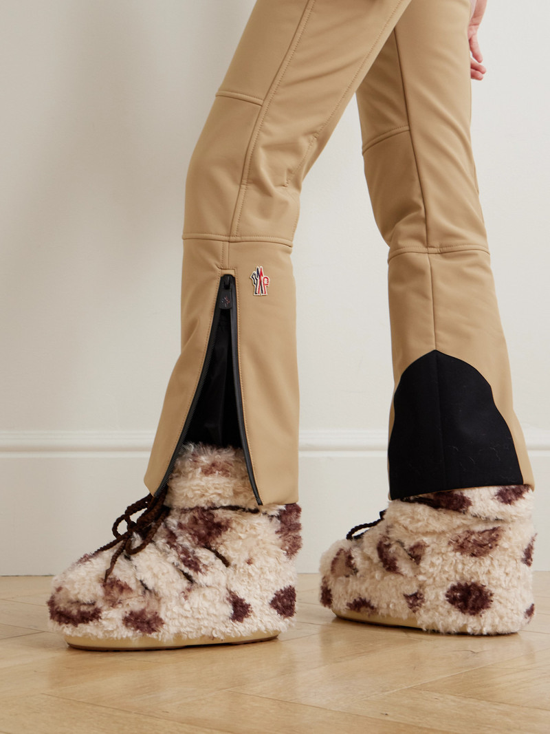 MOON BOOT Icon Low Cow-print Fleece Moon Boots outlook