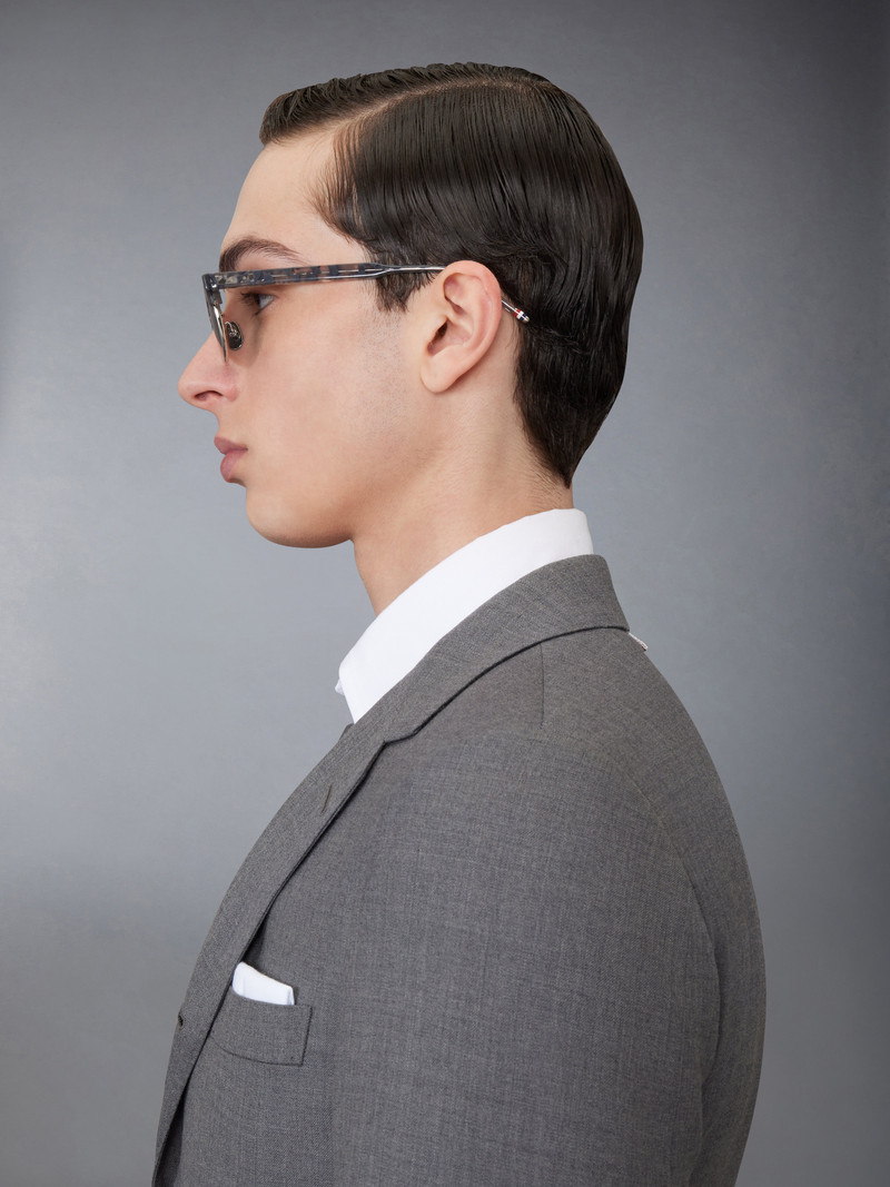 Tortoise Acetate And Titanium Oval Sunglasses 4