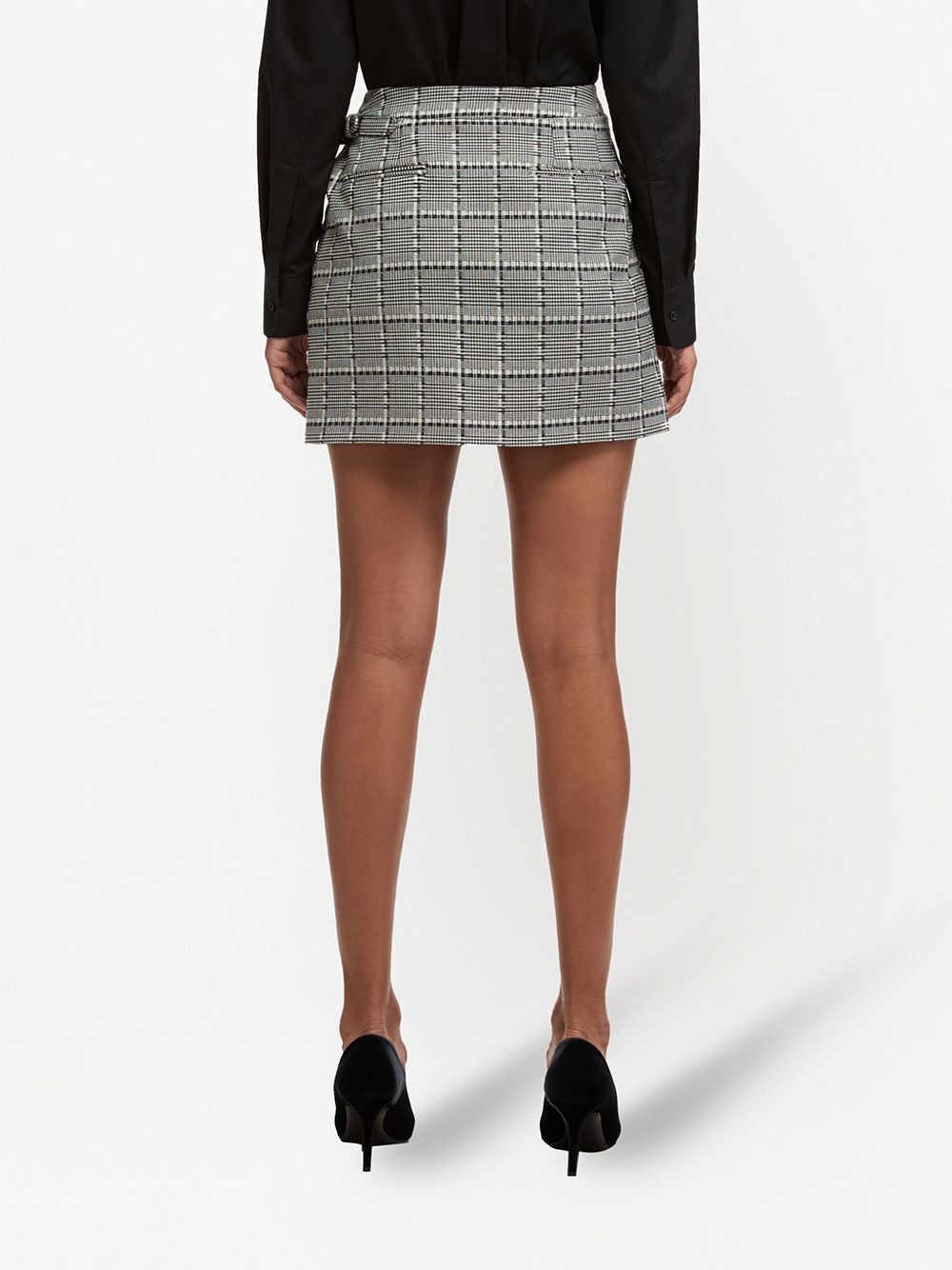 wrapped mini skirt - 4
