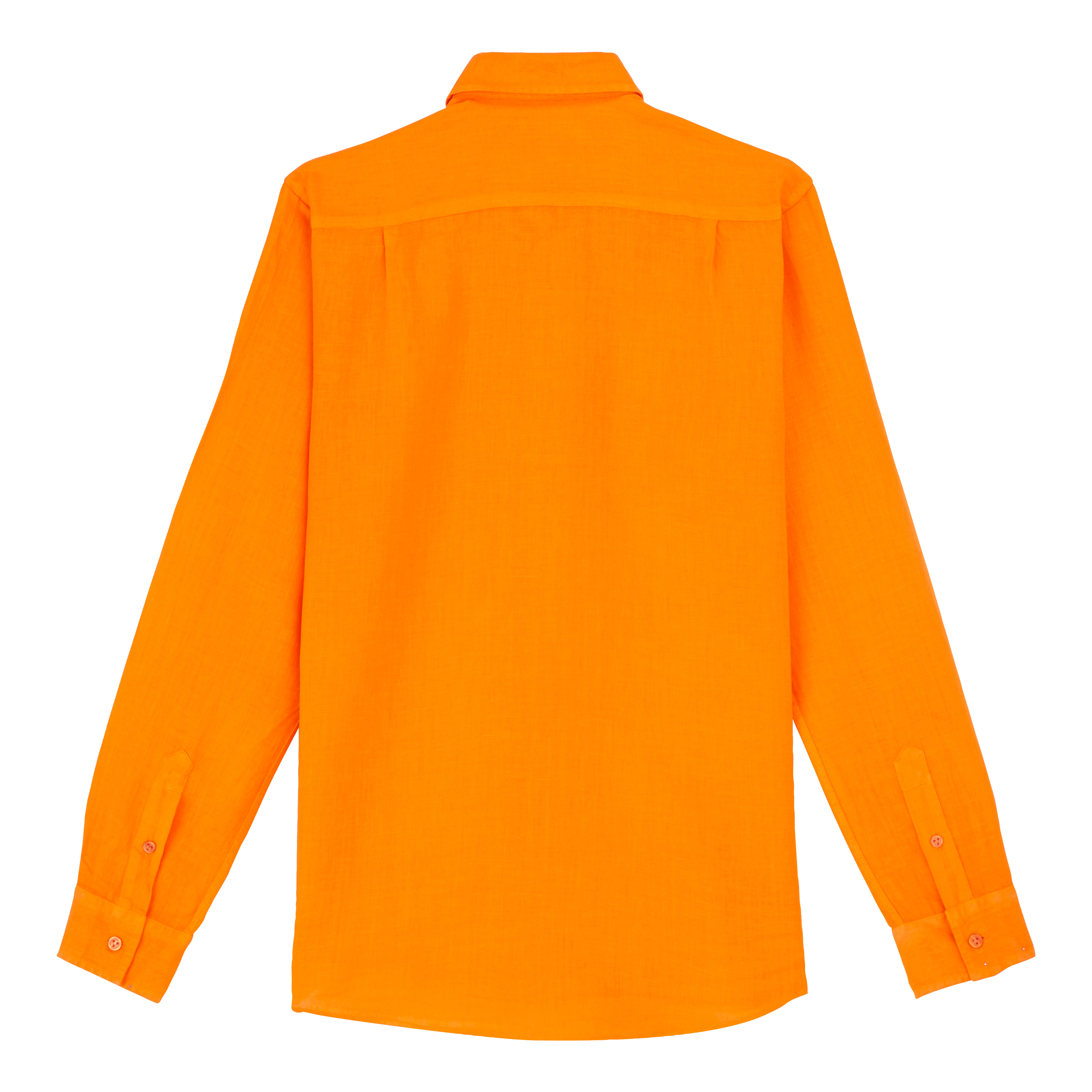 Men Linen Shirt Solid - 2