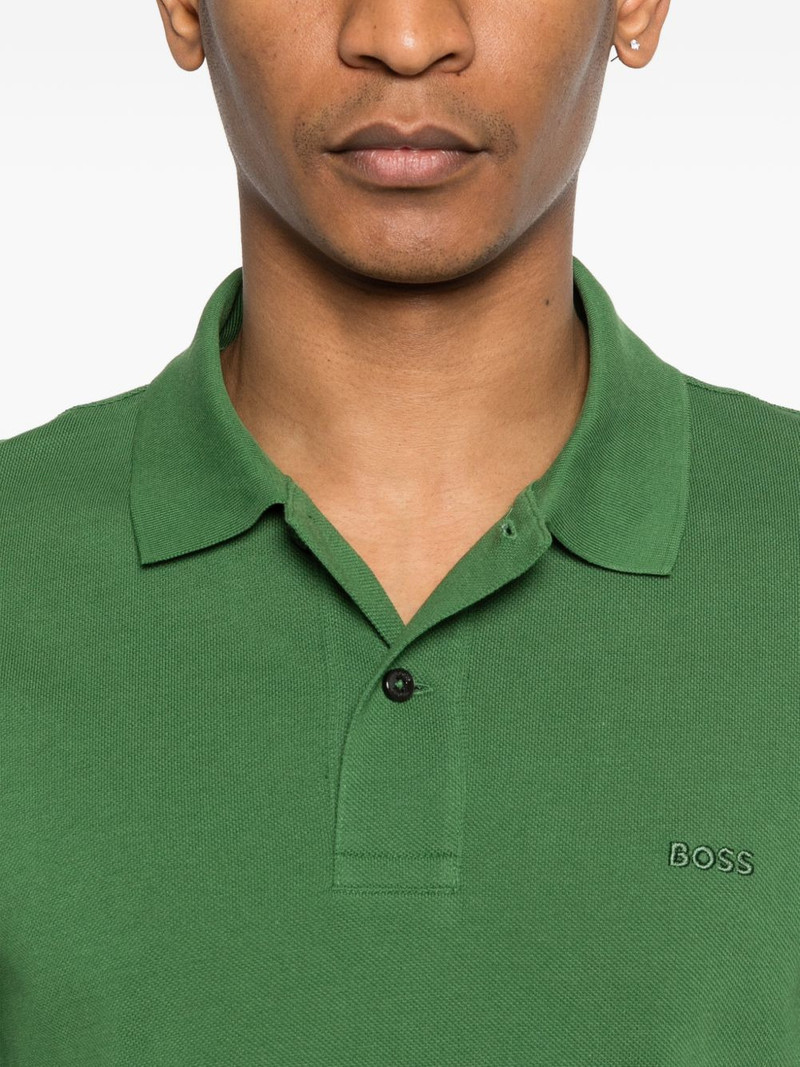 Pallas button embroidered polo shirt 5