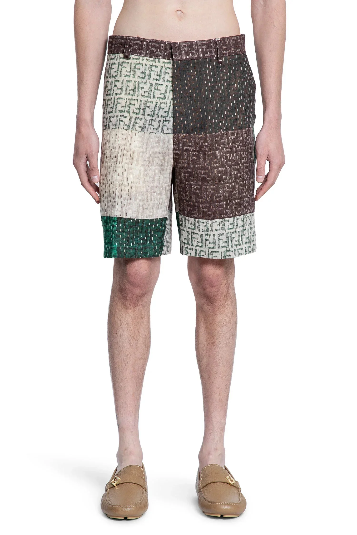 Fendi Man Multicolor Shorts & Skirts - 1