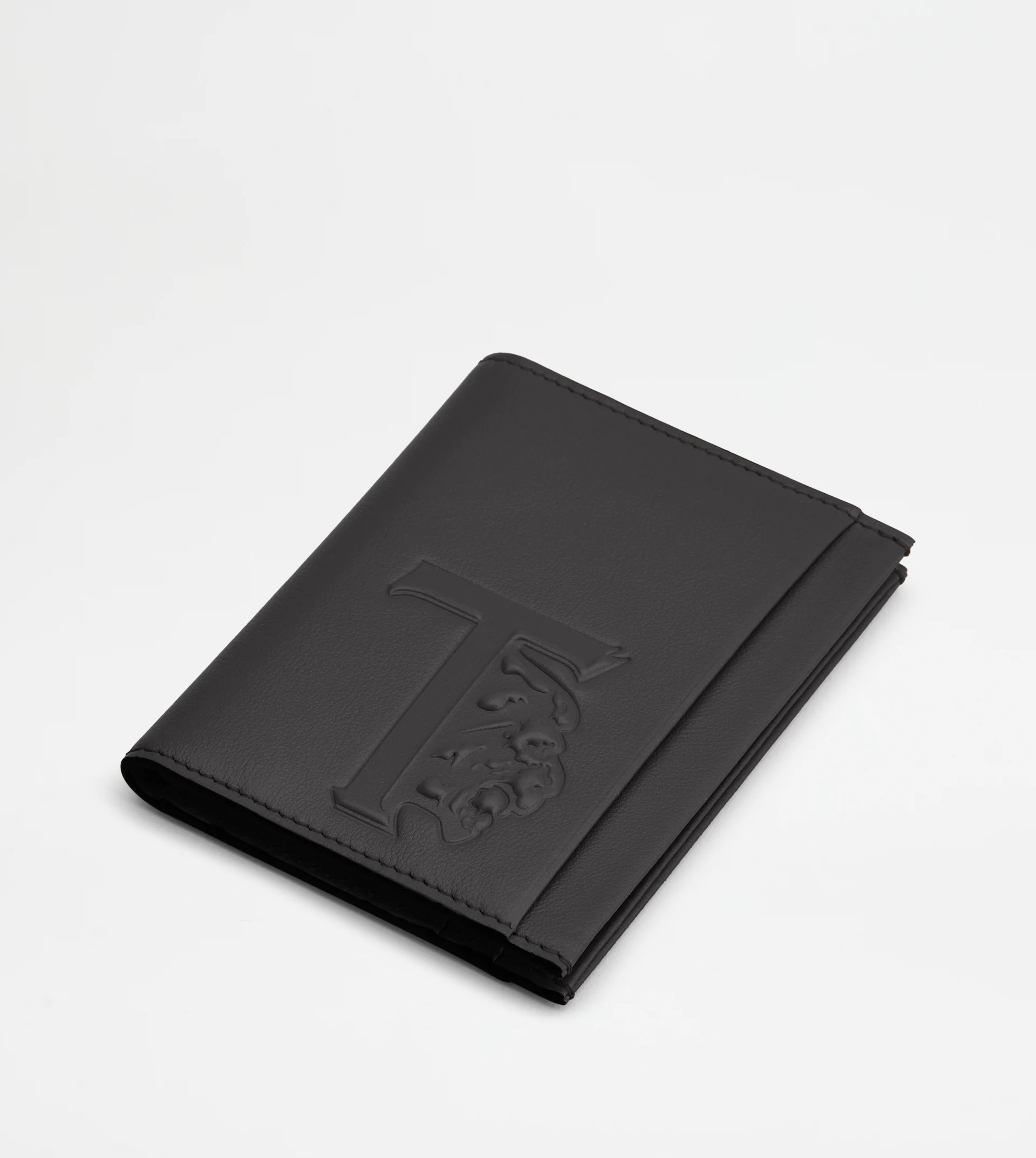 WALLET IN LEATHER - BLACK - 4