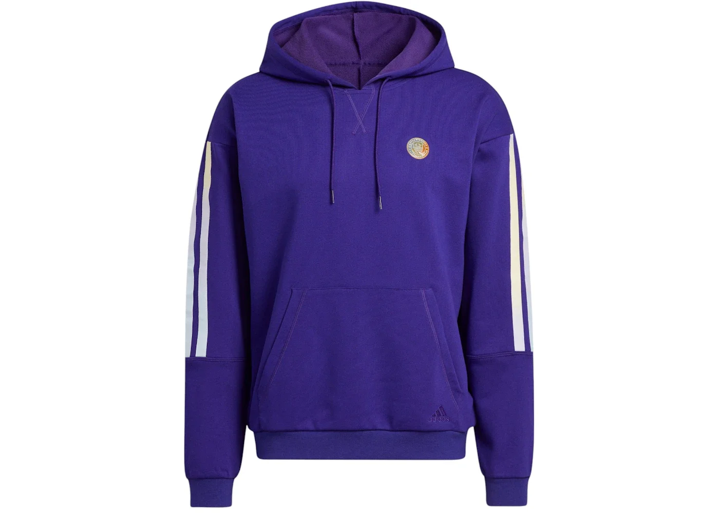 adidas Donovan Mitchell Pullover Hoodie Team College Purple - 1