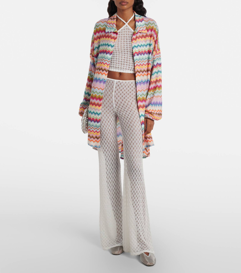 Missoni Zigzag lamé shirt outlook