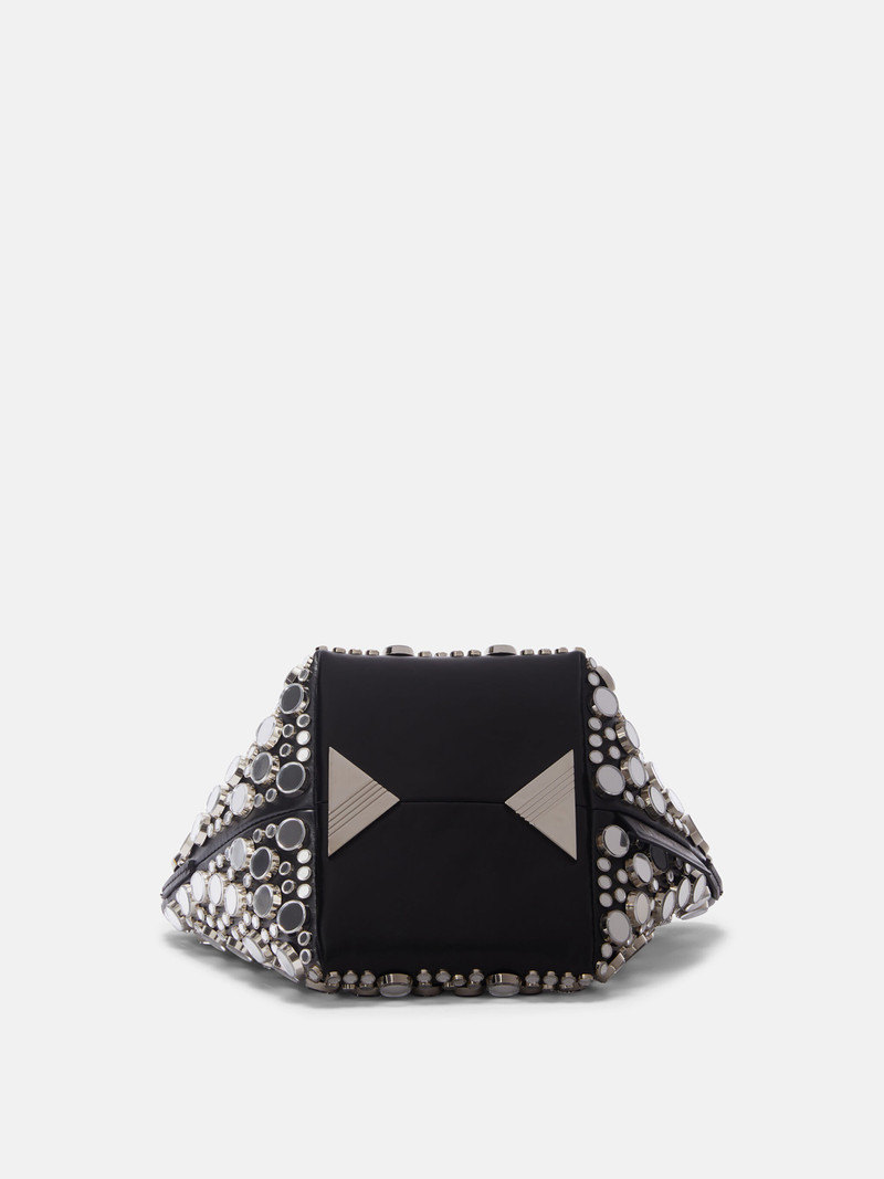 ''VIA DEI GIARDINI 15'' BLACK TOTE BAG 4