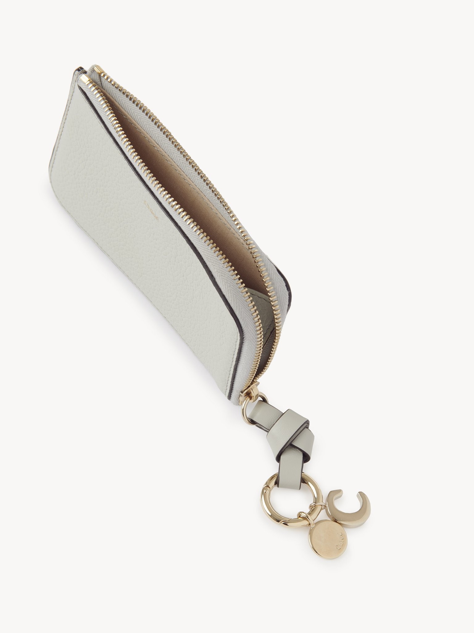 ALPHABET WALLET IN GRAINED LEATHER - 3