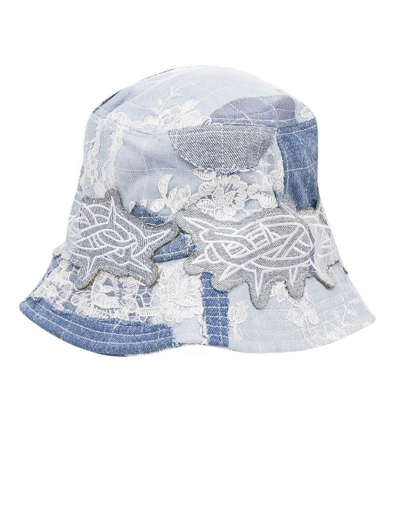 WHO DECIDES WAR thorn wrapped grid bucket hat outlook
