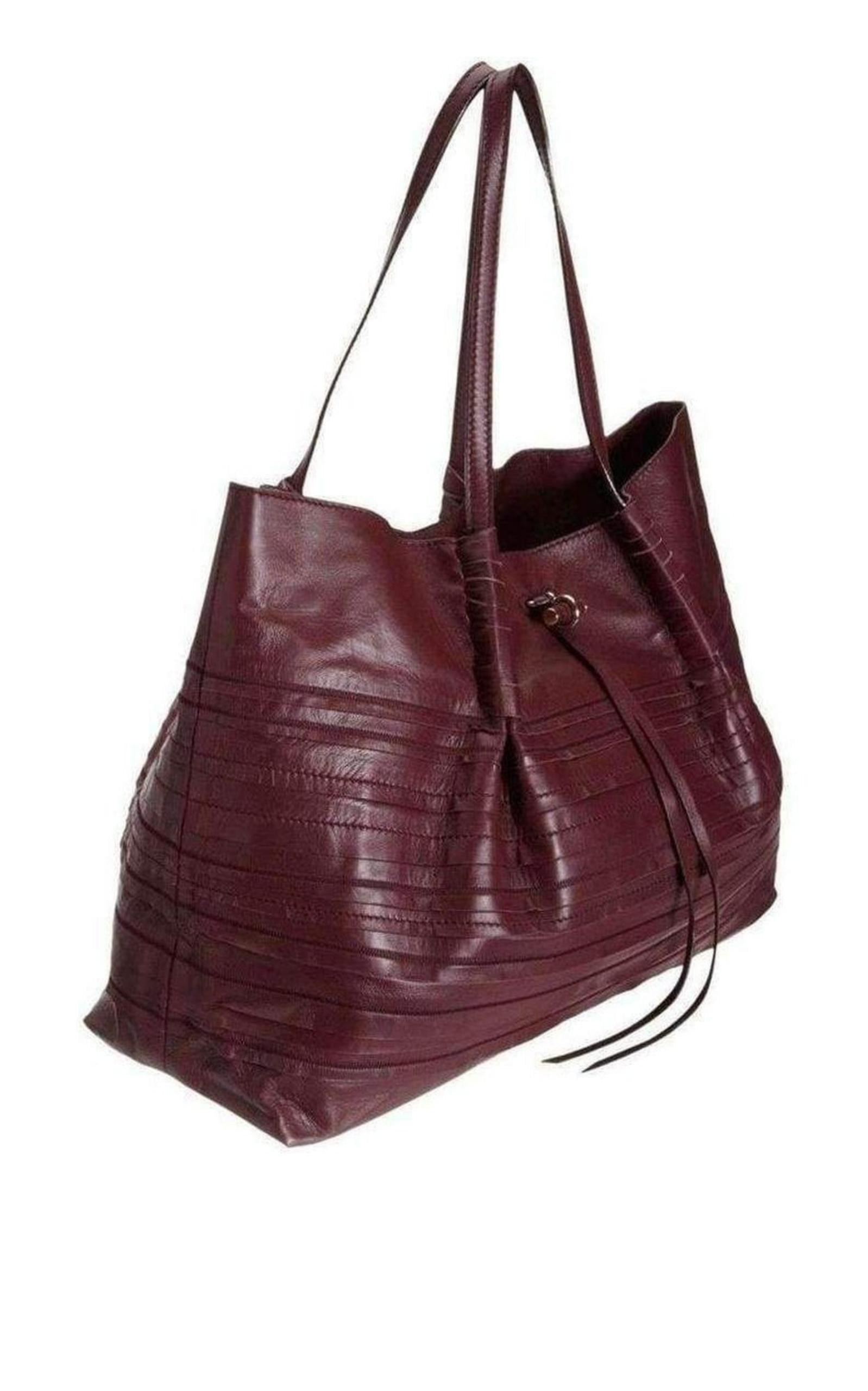 Liane Tiered Large Leather Tote Bag - 2