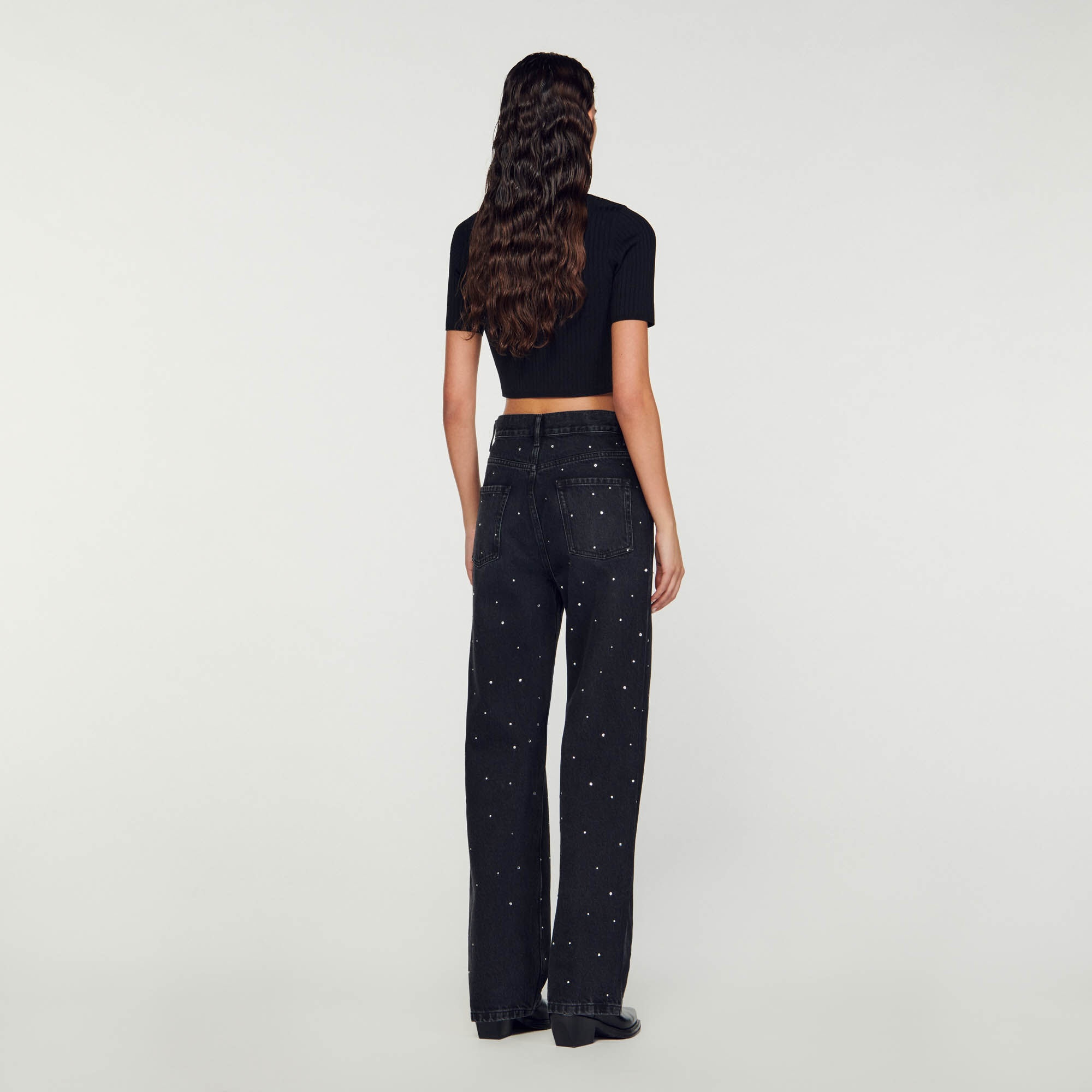 RHINESTONE JEANS - 6