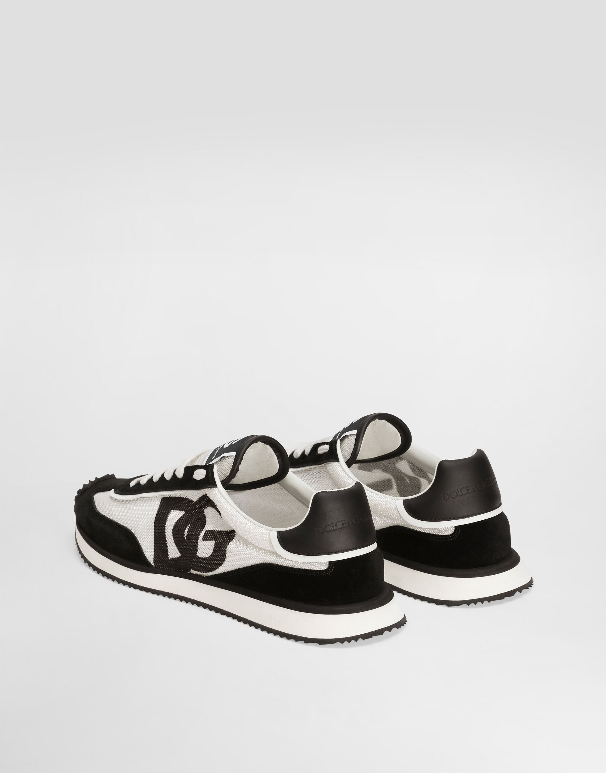 Mixed-material DG CUSHION sneakers - 3