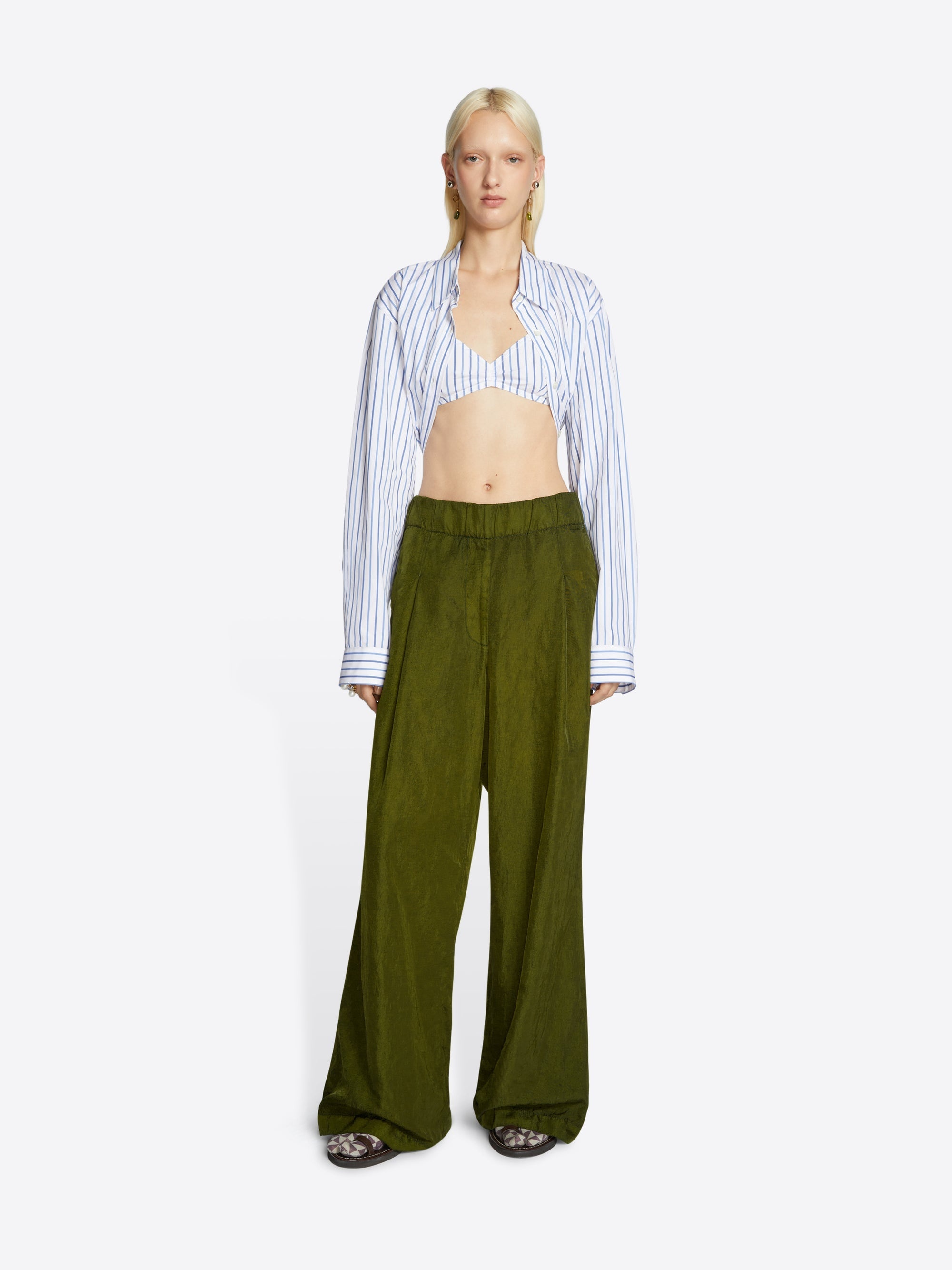 Dries Van Noten Women Elasticated Pants - 1