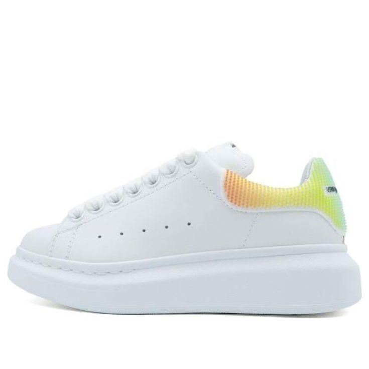 (WMNS) Alexander McQueen Larry Oversized Low-Top Sneakers 'White Multi' 708070WICG49035 - 1