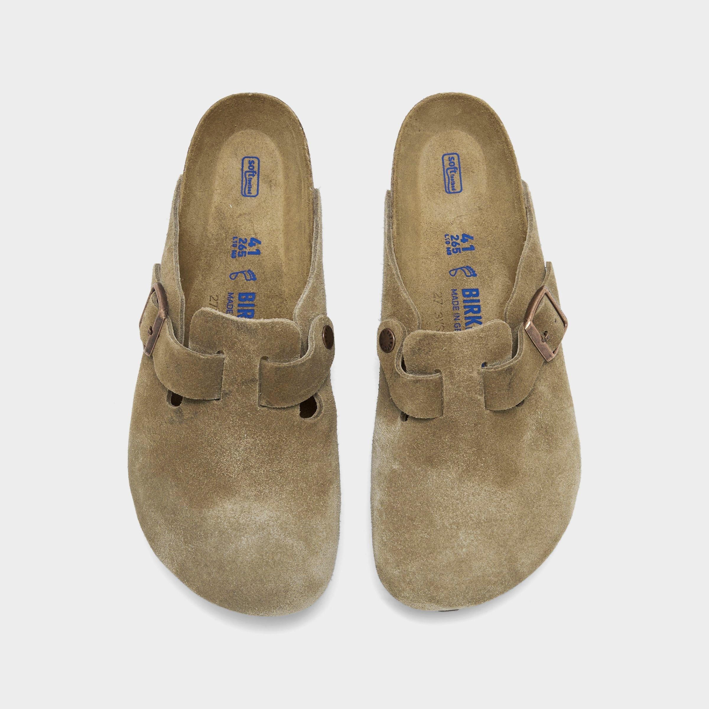 MEN'S BIRKENSTOCK BOSTON SOFT FOOTBED CLOGS - 5
