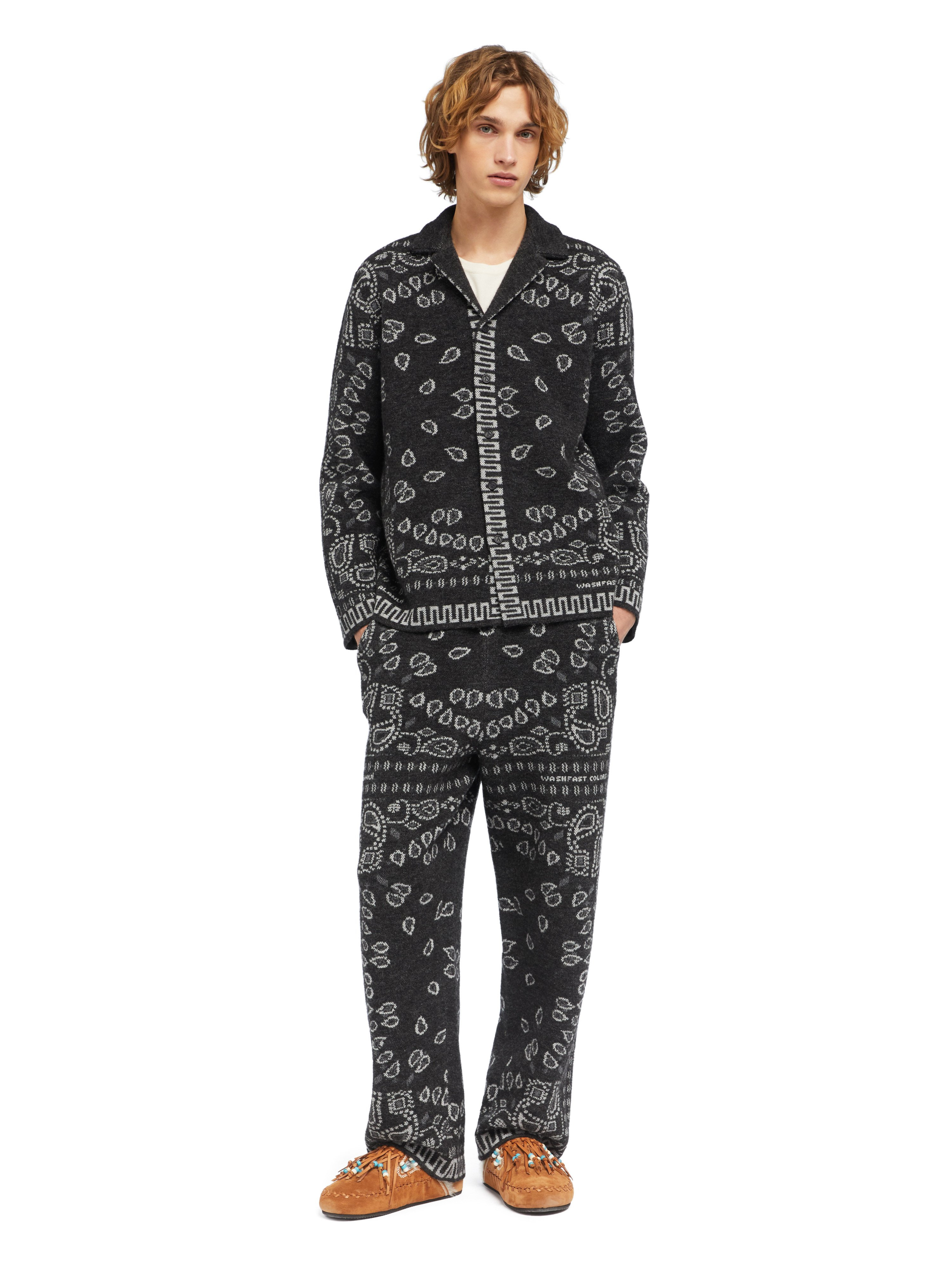 Bandana Jacquard Pants - 2