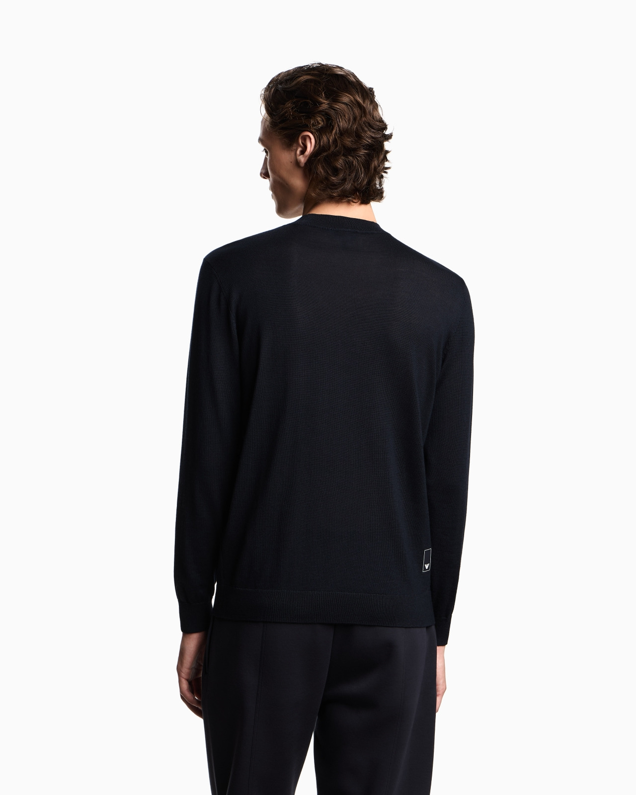 TRAVEL ESSENTIALS PLAIN-KNIT VIRGIN-WOOL JUMPER - 3