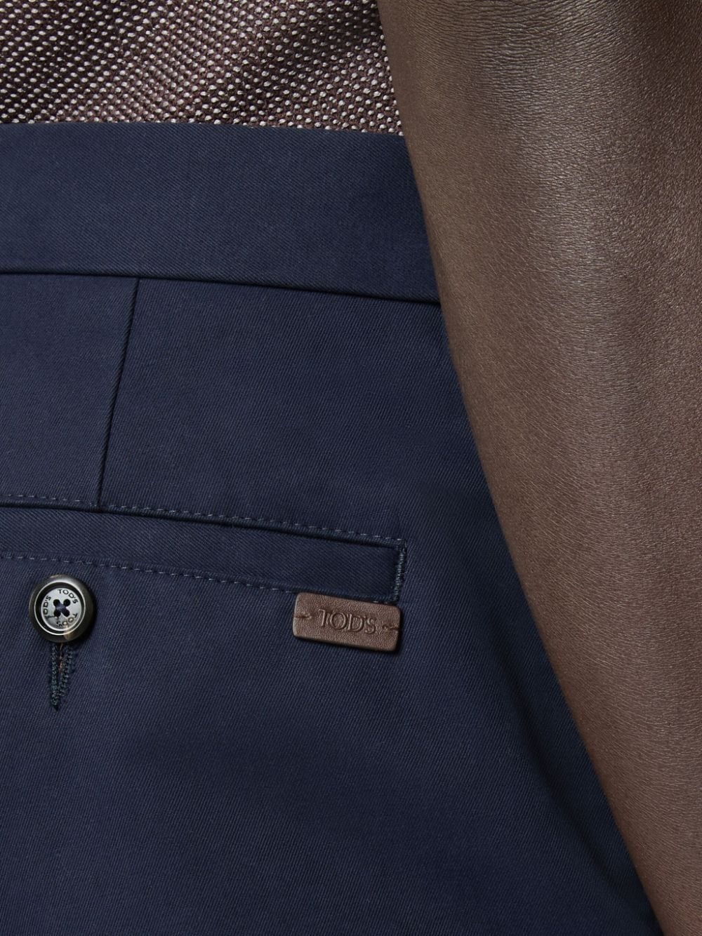 straight-leg cotton trousers - 5