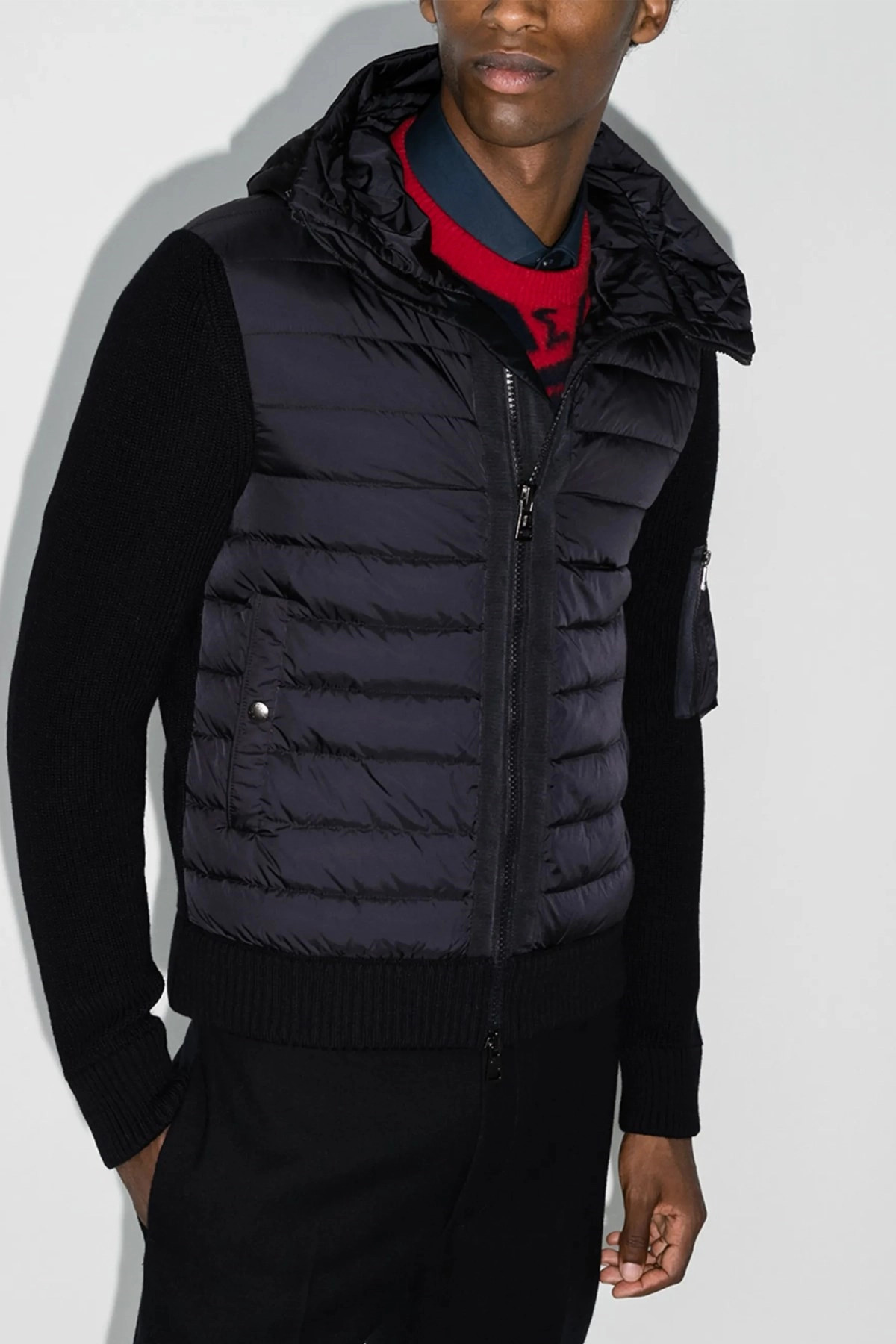 Tricot Hooded Cardigan - 2