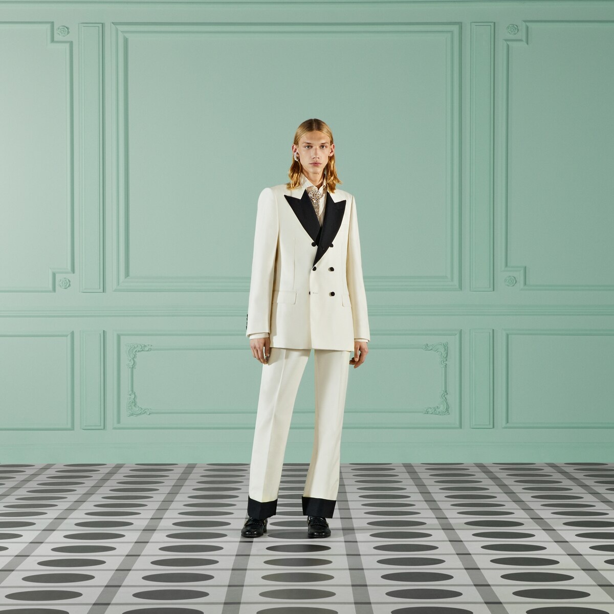 GUCCI Wool mohair formal jacket | REVERSIBLE