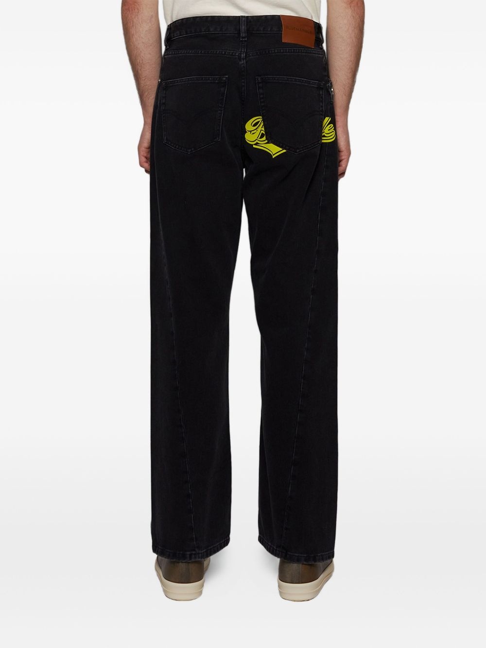 Twisted Seam Trompe L'oeil jeans - 5