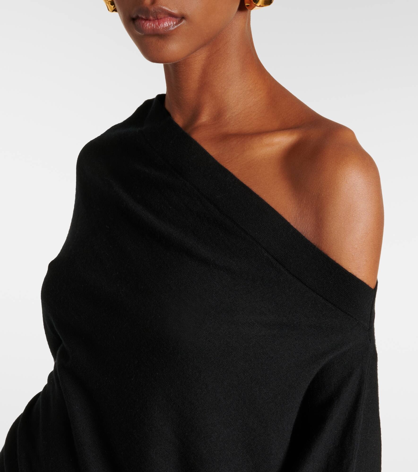 Grainge off-shoulder cashmere sweater - 4