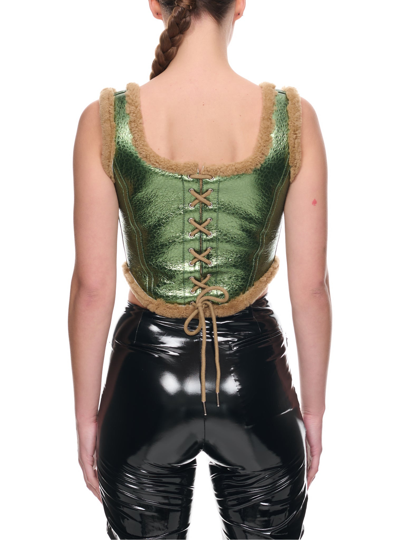 Laminated Black Corset - 3