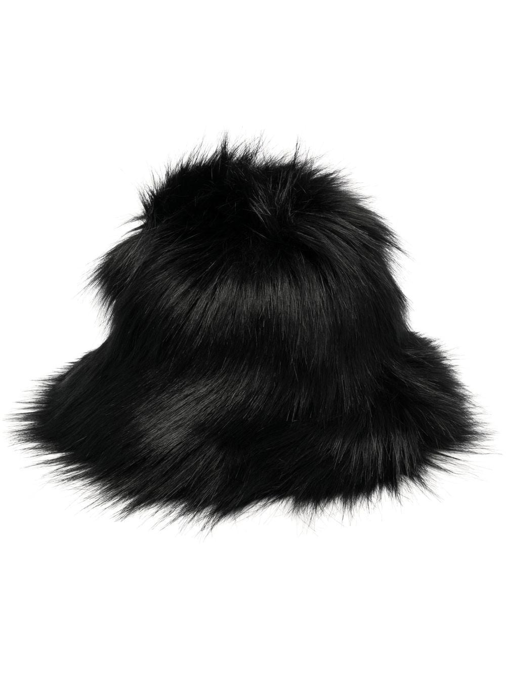 faux-fur bucket hat - 1