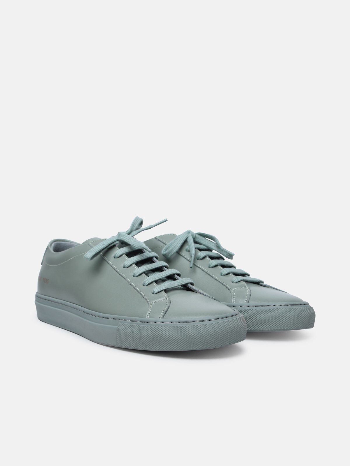 'ORIGINAL ACHILLES' VINTAGE GREEN LEATHER SNEAKERS - 2