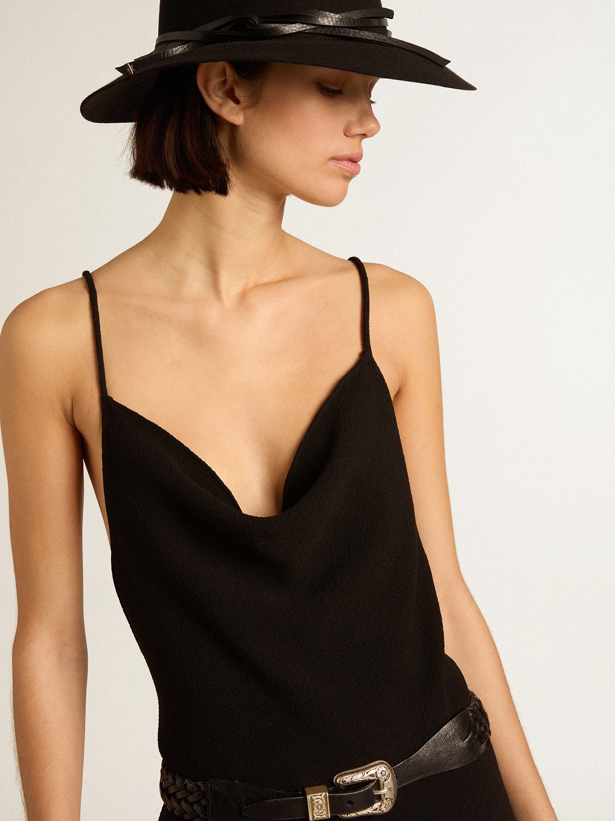 Black slip dress - 2
