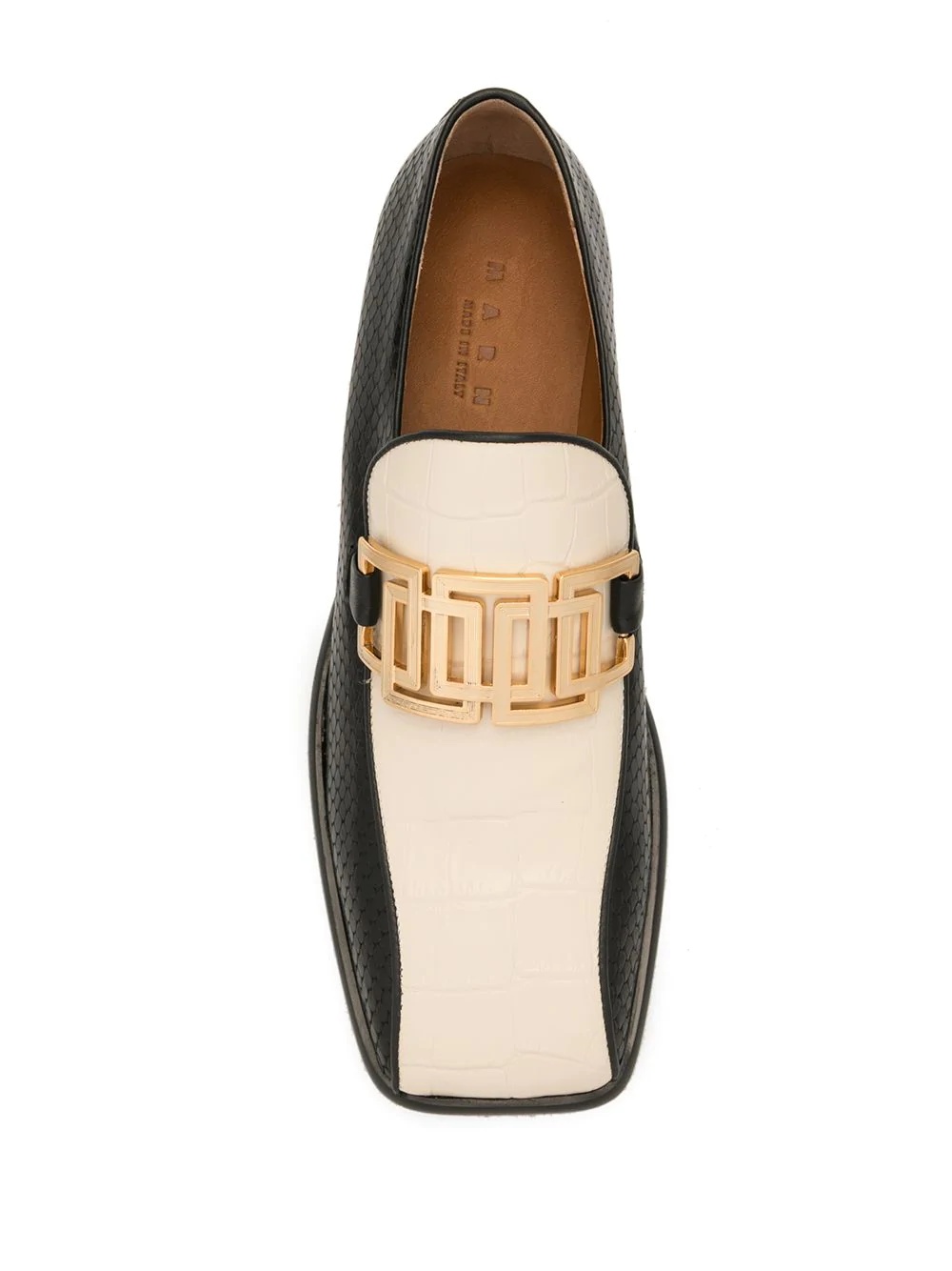 square-toe loafers - 4