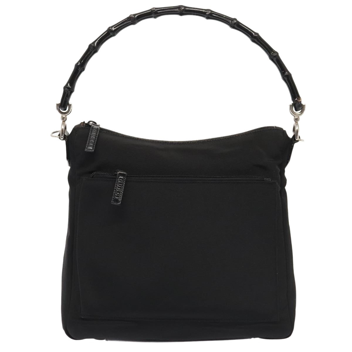 GUCCI Hand Bag Nylon Black Silver 000 000 - 13
