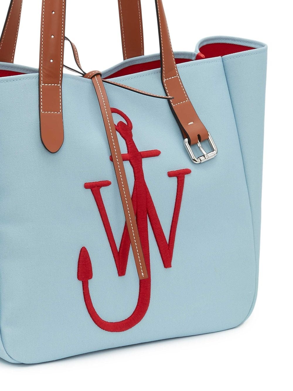 logo-embroidered tote bag - 4