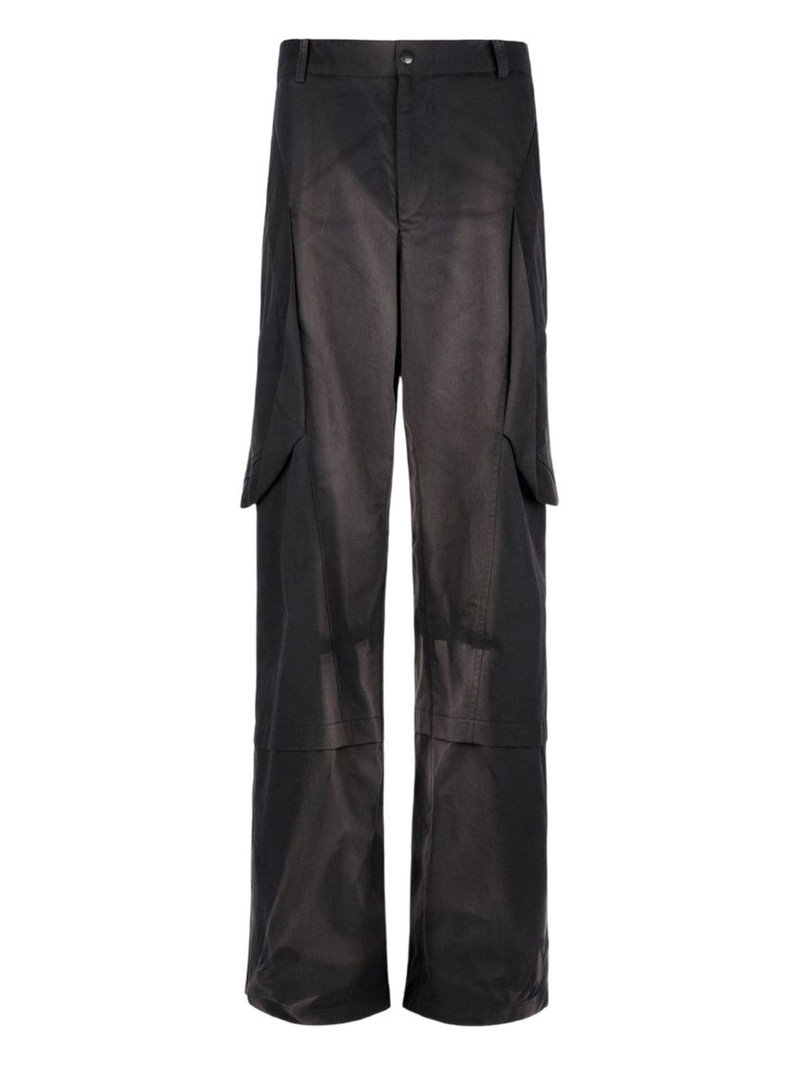 Sun-Bleached cargo pocket trousers 1