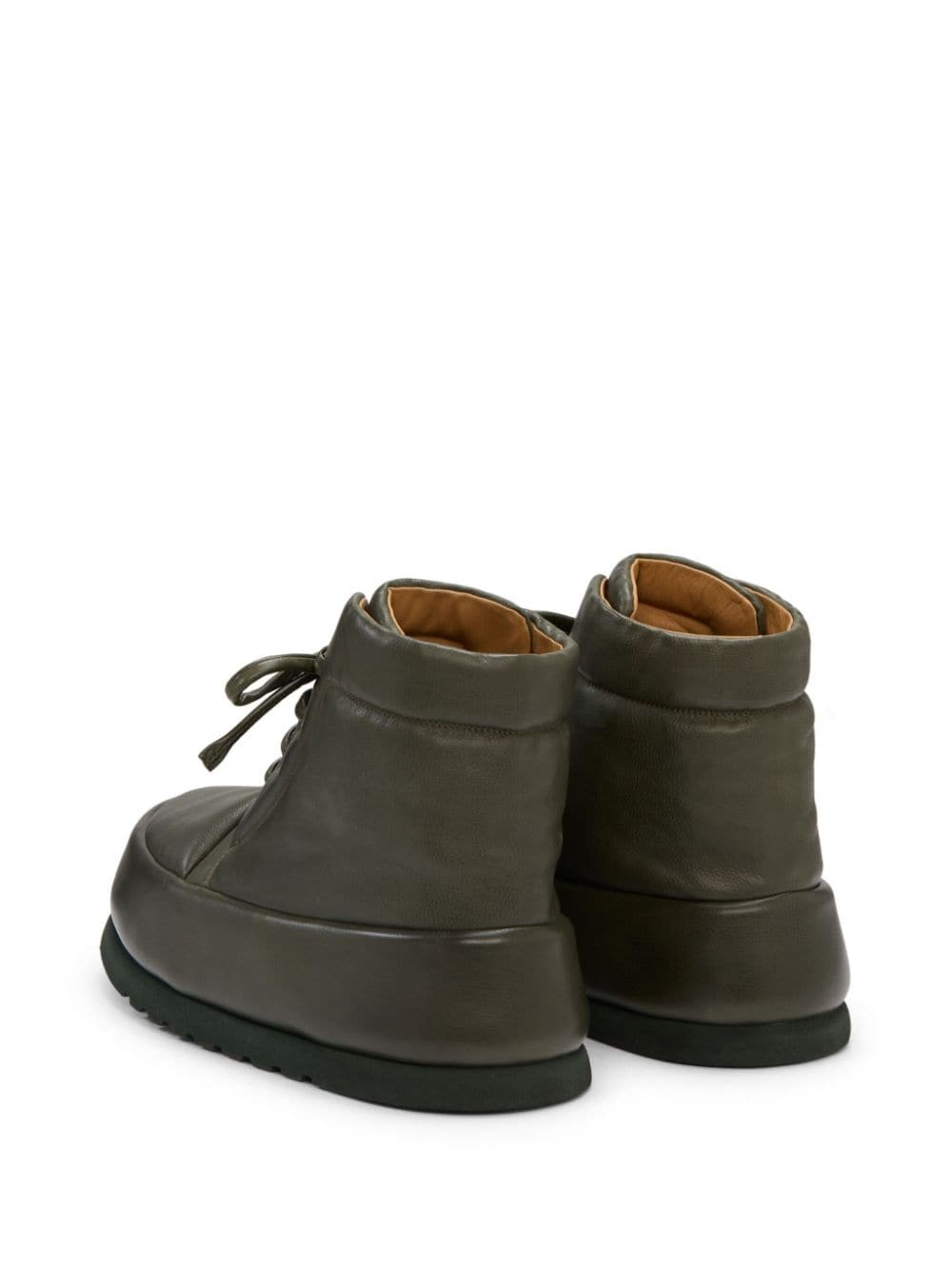 lace-up leather boots - 3