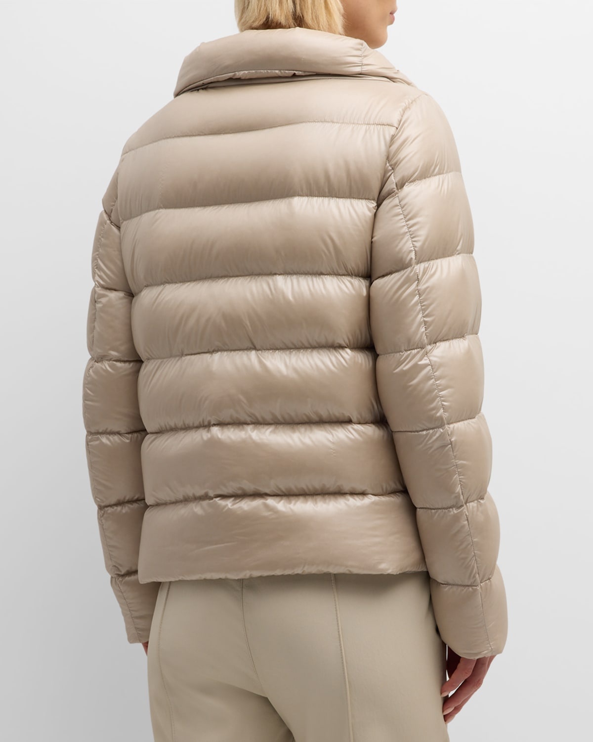 Piumino Nylon Ultralight Dettagli Puffer Jacket - 6