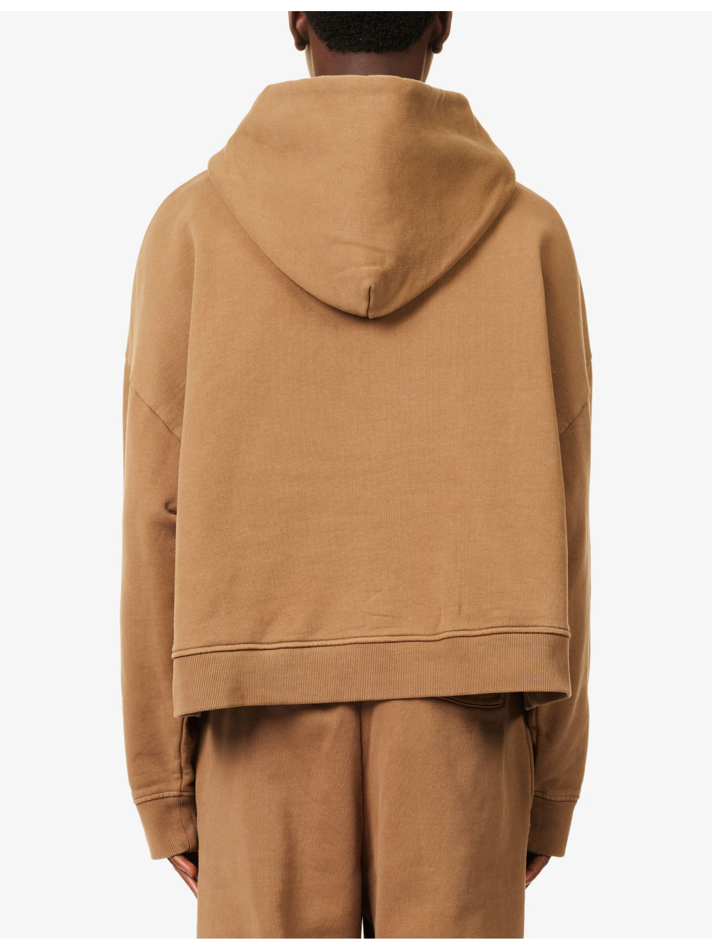 Relaxed-Fit Dropped-Shoulder Cotton Hoody - 4