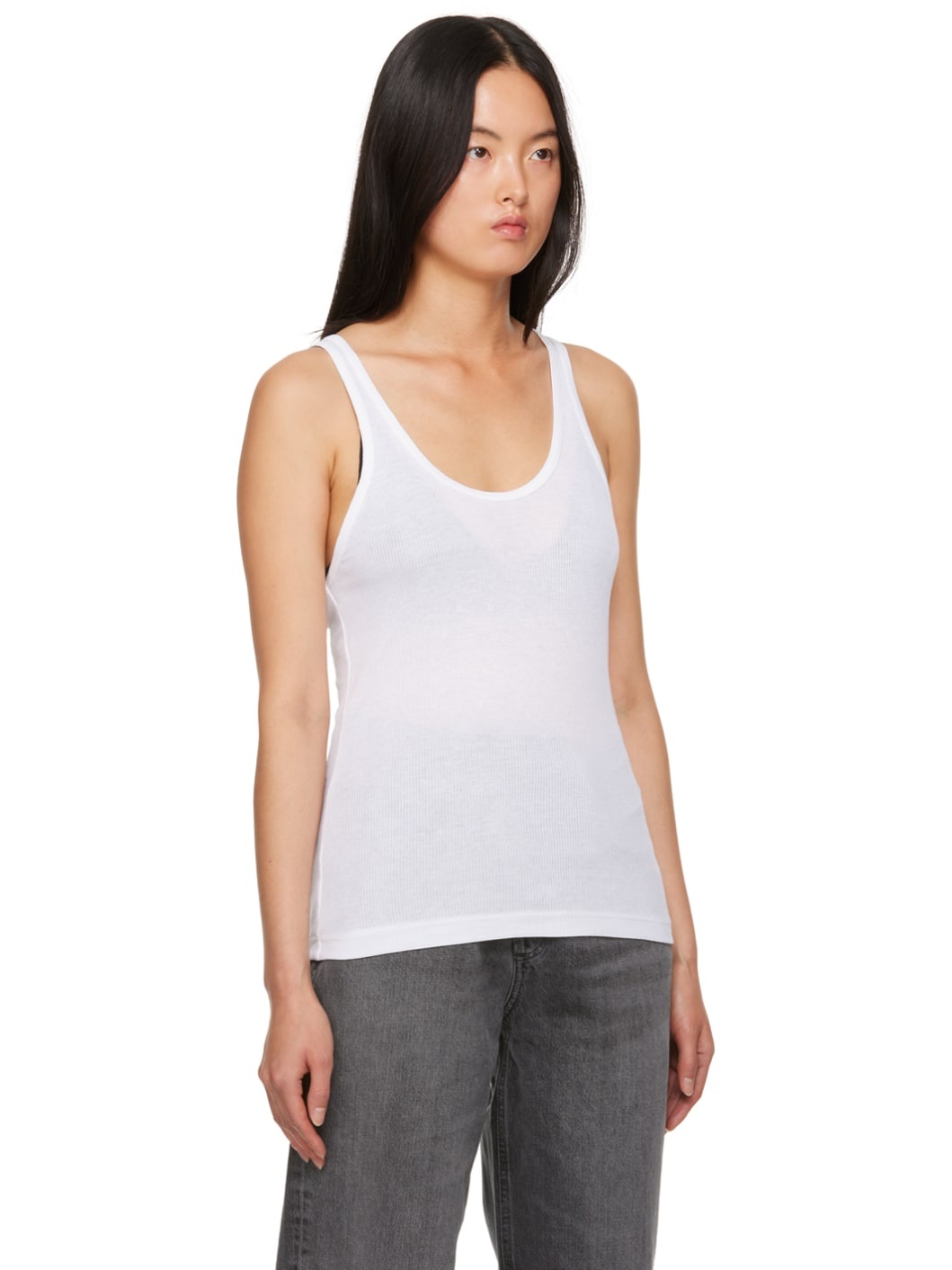 White Karla Tank Top - 2