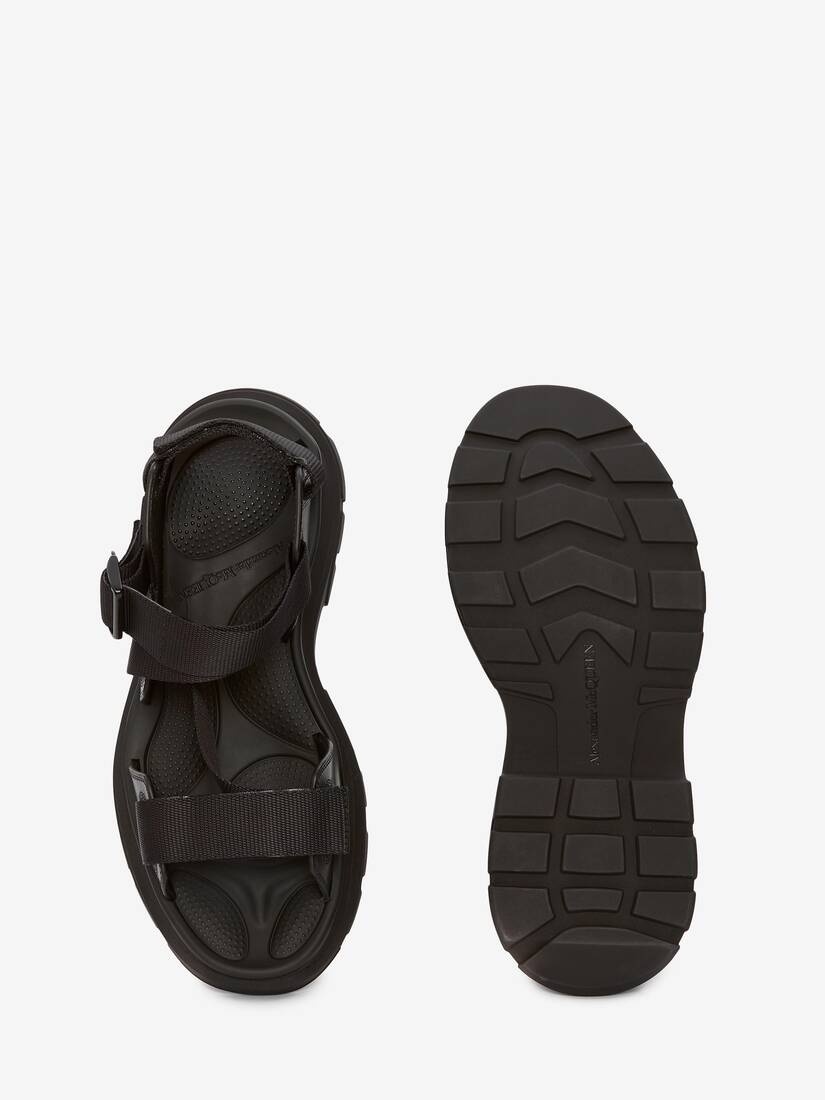 Tread Sandal in Black - 4