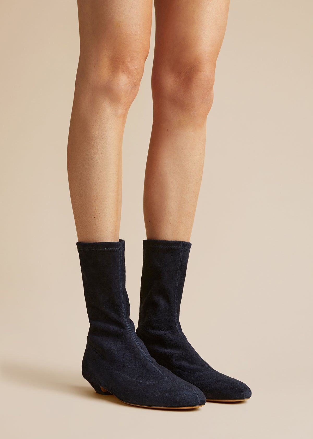 The Apollo Ankle Boot in Midnight Suede - 4