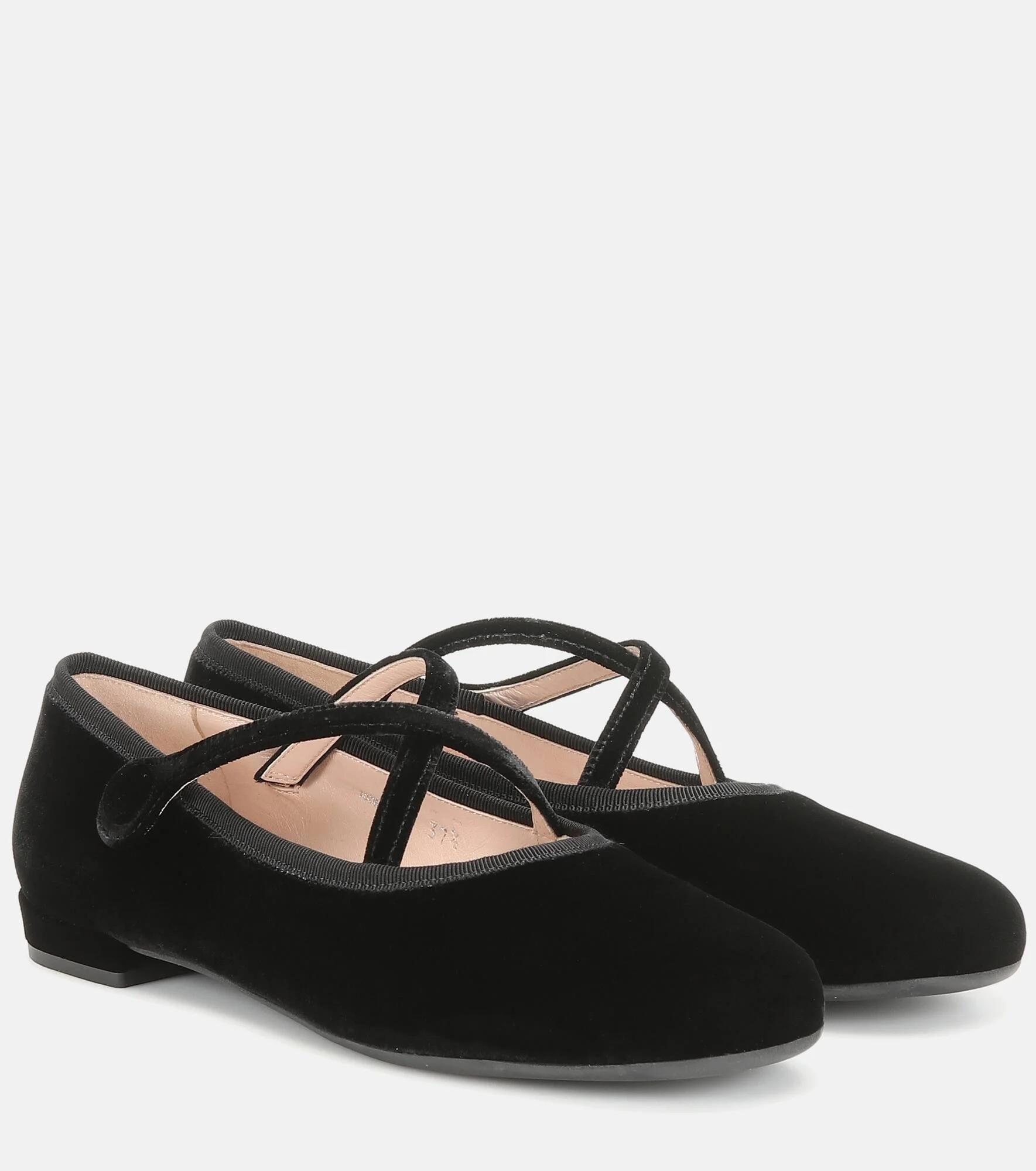 Velvet ballet flats - 1