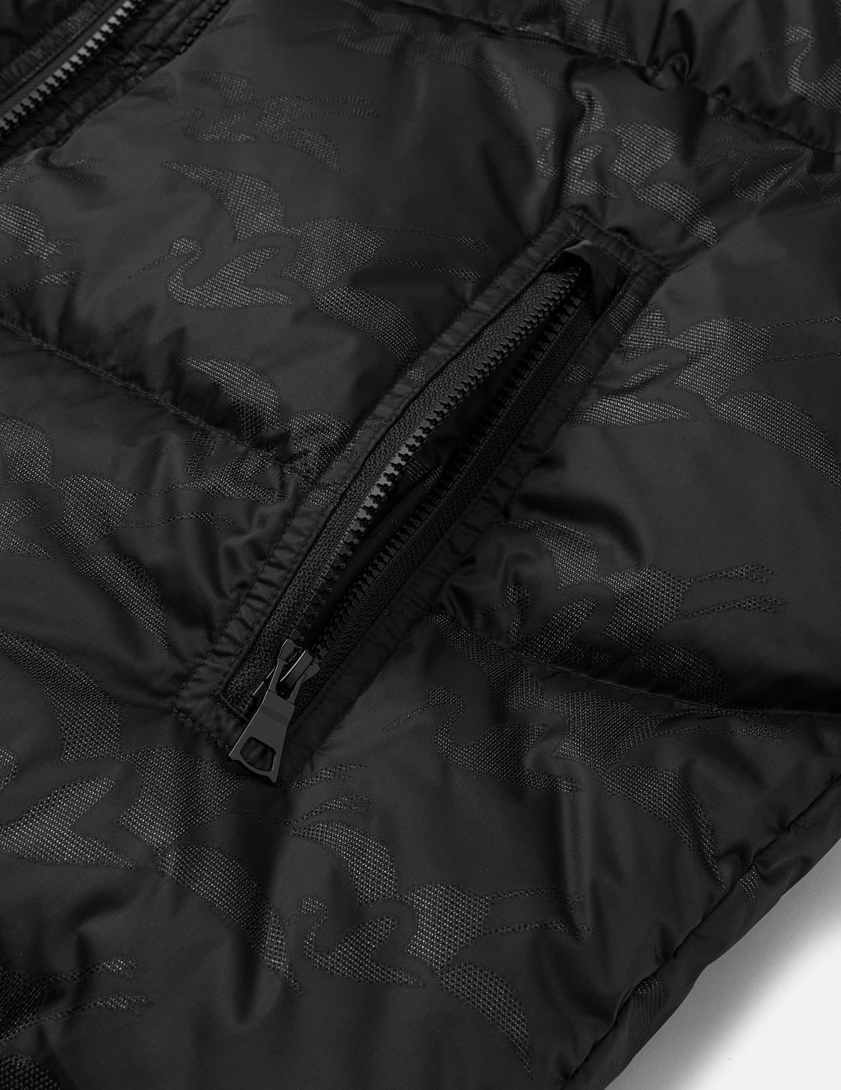 Allover Seagull Crane Jacquard Regular Fit Down Jacket - 12