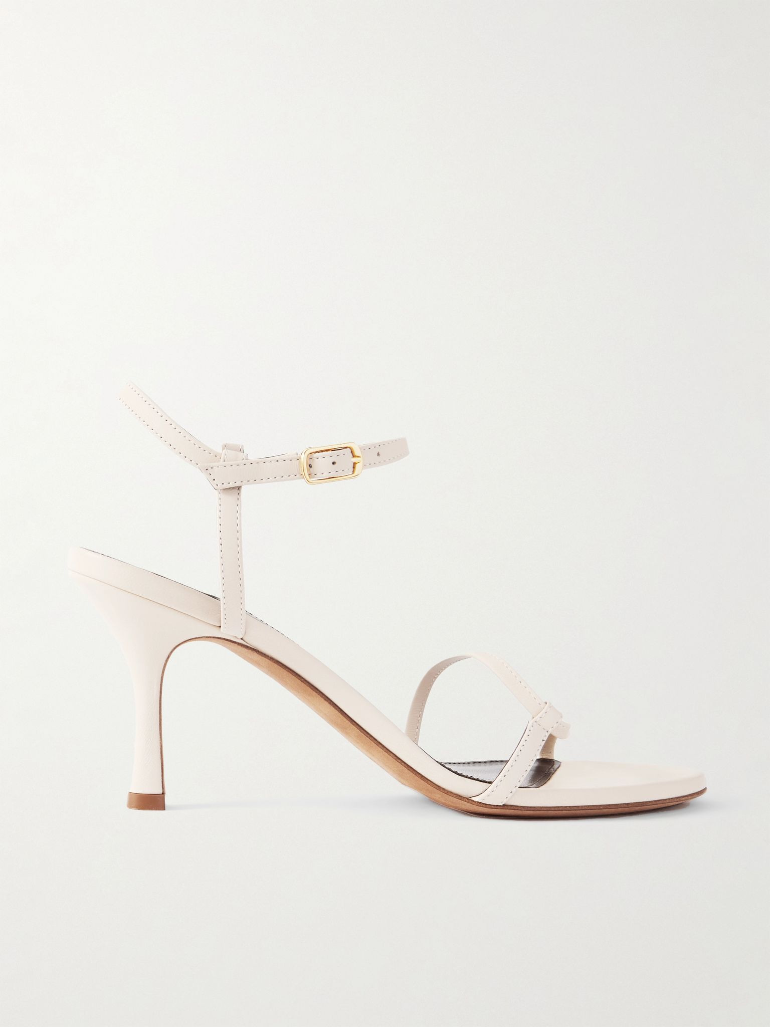 Loop leather sandals Ivory - 1