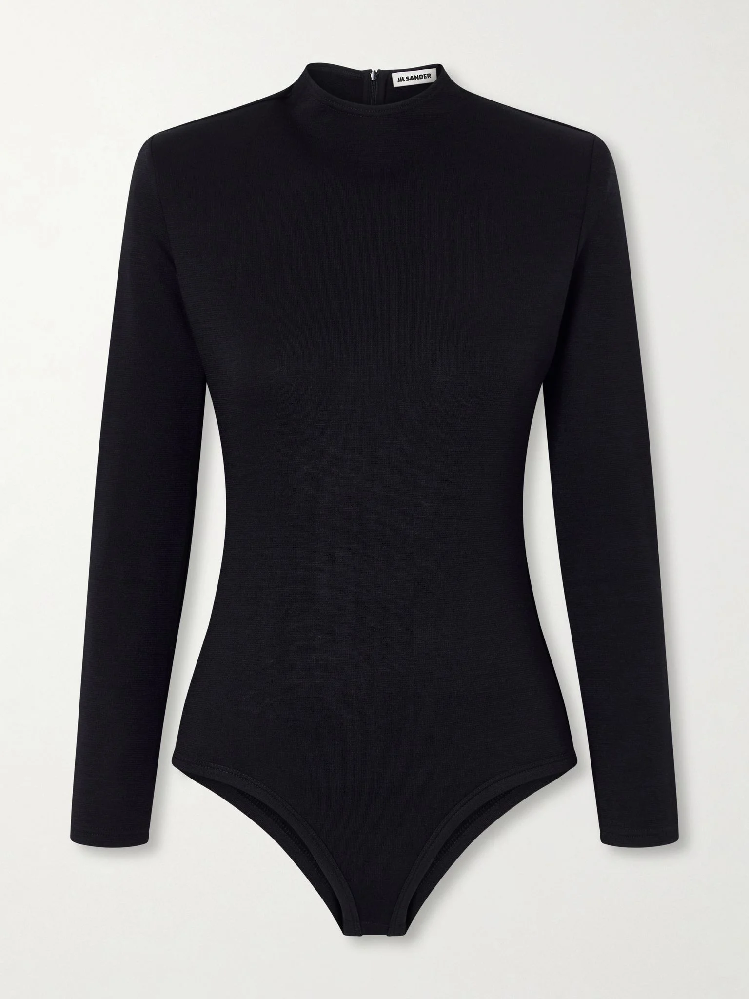 Wool-jersey bodysuit Black - 1
