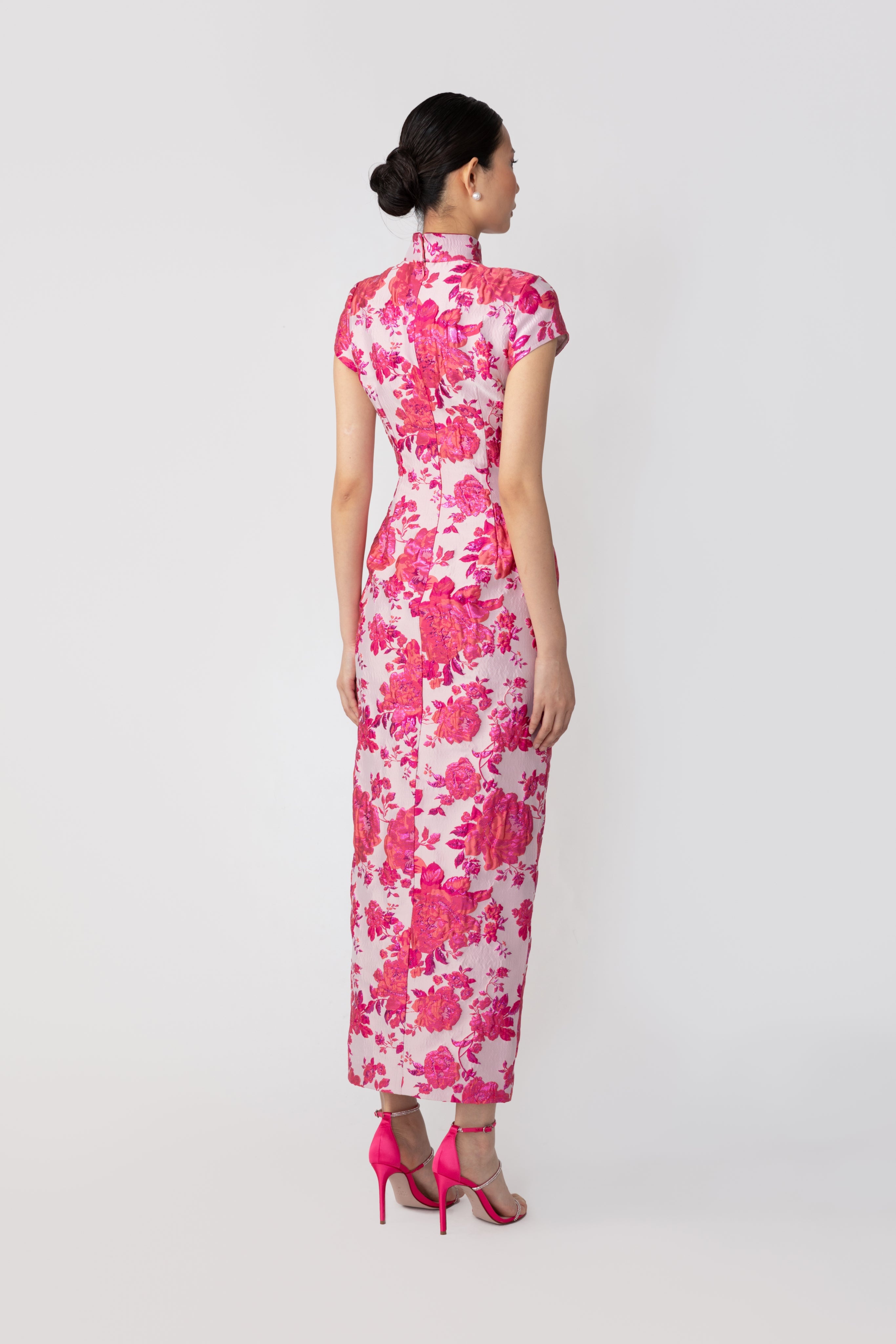 JOSEPHINE JACQUARD DRESS - 4