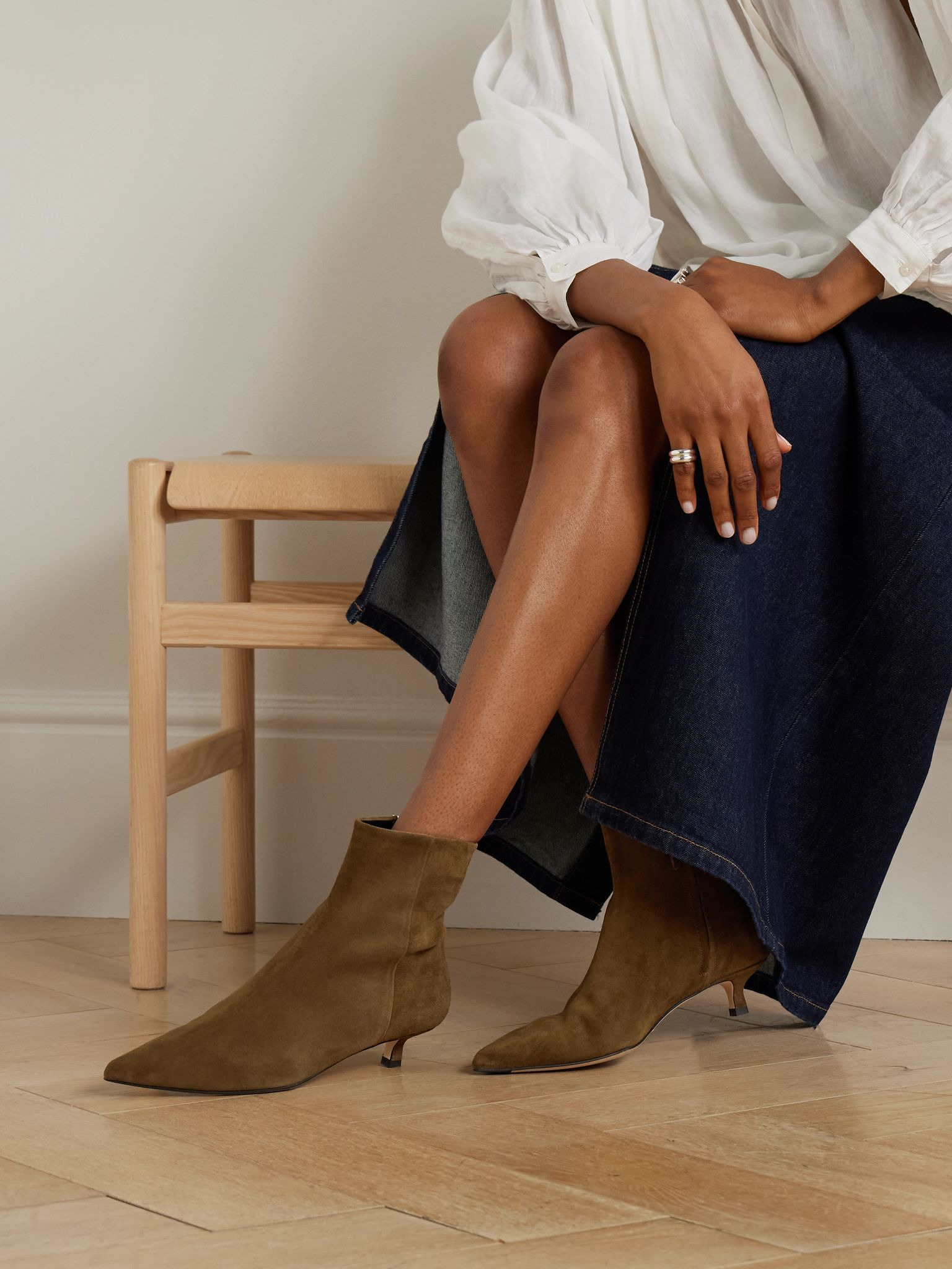 Sofie suede ankle boots Camel - 2